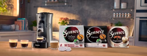 senseo machines select landing page hero banner